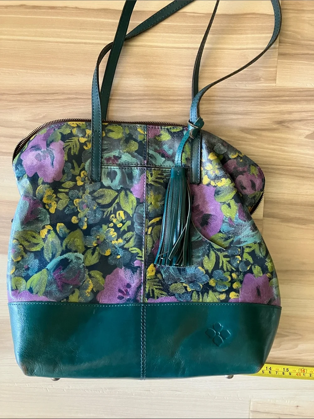 PATRICIA NASH LEATHER TOTE HANDBAG EXCELLENT CONDITION
